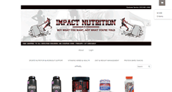 Desktop Screenshot of impactnutrition315.com